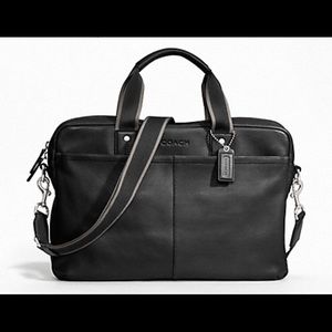 HERITAGE WEB LEATHER ZIP TOP BRIEF